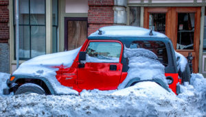 Jeep Wrangler | Jeep Wrangler Burried in Snow