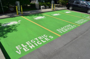 Electric Vehicle Charging Spots
